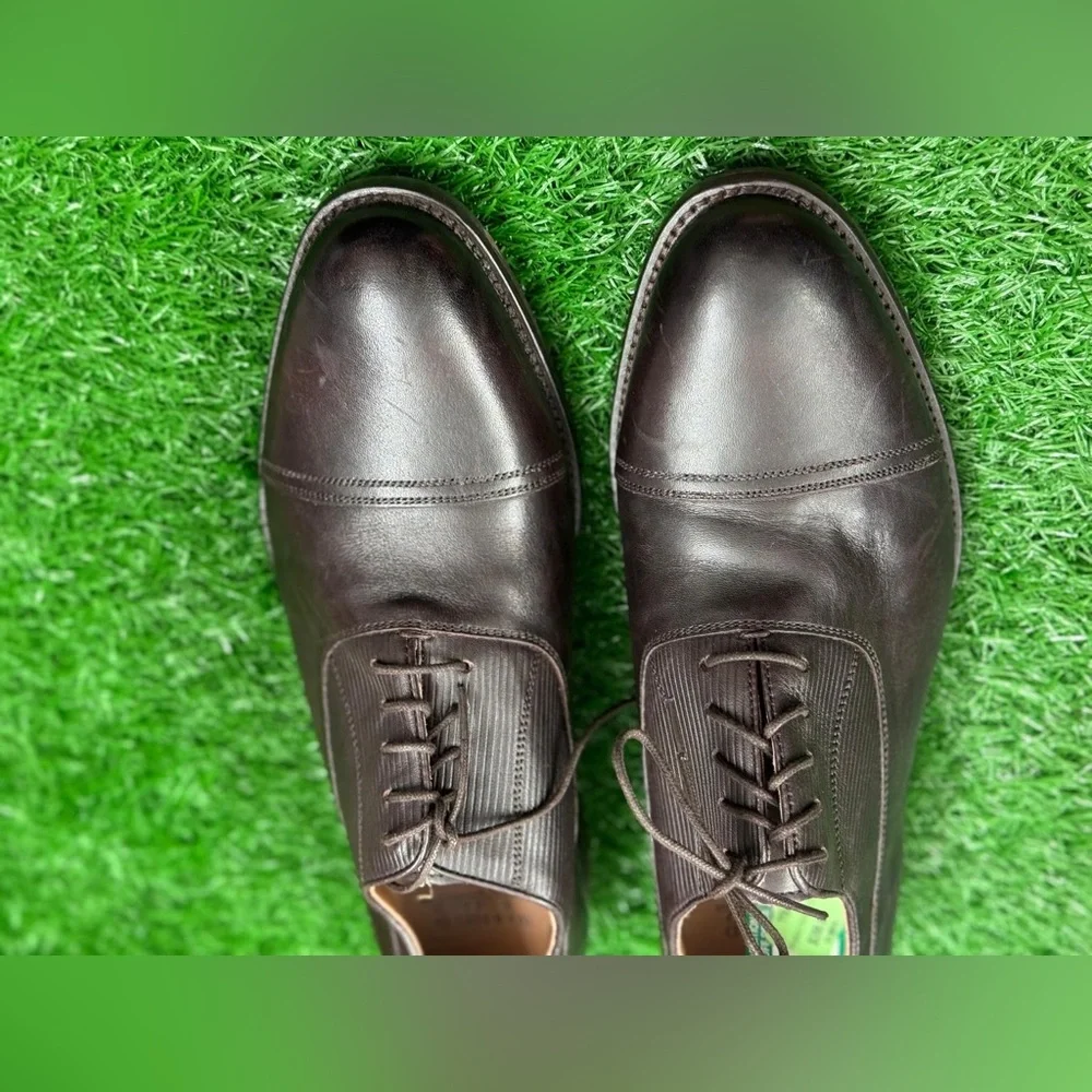 Warfield & Grand Men's‎ Lennox Leather Dress Oxford Shoes Brown Size 9